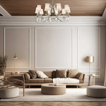 Load image into Gallery viewer, NewYork - Hampton 10 Arm Chandelier - Nickel Plated