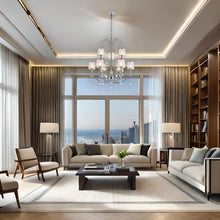 Load image into Gallery viewer, Marissa - 9 Arm Chandelier - Polished Nickel