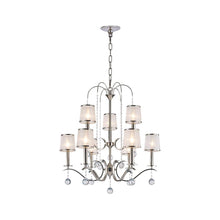 Load image into Gallery viewer, Marissa - 9 Arm Chandelier - Polished Nickel