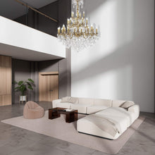 Load image into Gallery viewer, AMERICANA 45 Light Crystal Chandelier - Brass Finish