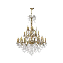Load image into Gallery viewer, AMERICANA 45 Light Crystal Chandelier - Brass Finish