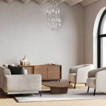 Load image into Gallery viewer, AMERICANA 5 Light Chandelier - Silver Plated