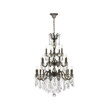 Load image into Gallery viewer, AMERICANA 25 Light Crystal Chandelier - Antique Bronze Style