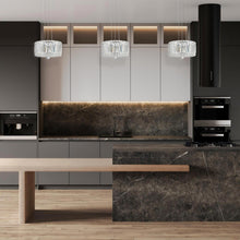 Load image into Gallery viewer, Modular Crystal Pendant - 30cm - Chrome Fixtures