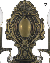 Load image into Gallery viewer, AMERICANA 2 Light Wall Sconce - Victorian - Antique Bronze Style - Designer Chandelier