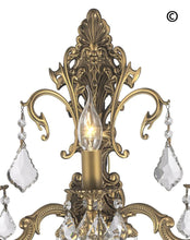 Load image into Gallery viewer, AMERICANA 3 Light Wall Sconce - Brass Finish - Designer Chandelier