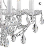 Load image into Gallery viewer, Bohemian Brilliance 7 Arm Crystal Chandelier- CHROME - Designer Chandelier