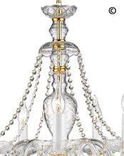 Load image into Gallery viewer, Bohemian Brilliance 7 Arm Crystal Chandelier- GOLD - Designer Chandelier