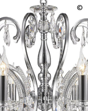 Load image into Gallery viewer, NewYork Princess 8 Arm Chandelier - W:70 - Designer Chandelier