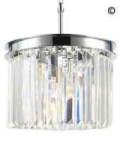 Load image into Gallery viewer, NewYork Oasis Open Ring Chandelier- Clear Finish - W:30cm - Designer Chandelier