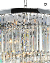 Load image into Gallery viewer, NewYork Oasis Spiral Chandelier - Chrome - Width: 80cm - Designer Chandelier