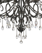 Load image into Gallery viewer, ARIA - Hampton 12 Arm Chandelier - Dark Bronze - Designer Chandelier