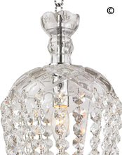 Load image into Gallery viewer, Bohemian Basket Chandelier - Width: 20 cm - Chrome Fixtures - Designer Chandelier