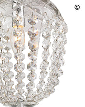 Load image into Gallery viewer, Bohemian Basket Chandelier - Width: 20 cm - Chrome Fixtures - Designer Chandelier