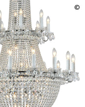 Load image into Gallery viewer, NewYork Empress - Basket Chandelier- Chrome - Width: 102cm - Designer Chandelier