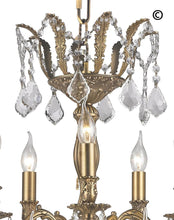 Load image into Gallery viewer, AMERICANA 15 Light Crystal Chandelier - Brass Finish - Designer Chandelier