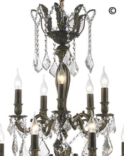 Load image into Gallery viewer, AMERICANA 25 Light Crystal Chandelier - Antique Bronze Style - Designer Chandelier