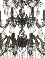 Load image into Gallery viewer, AMERICANA 25 Light Crystal Chandelier - Antique Bronze Style - Designer Chandelier
