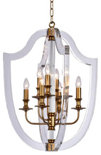 Load image into Gallery viewer, NewYork Lantern 8 Light - Antique Gold Finish