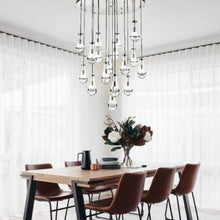 Load image into Gallery viewer, Rayne Collection - Round Cluster - W: 100cm H: 150cm - Polished Nickel