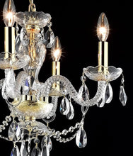 Load image into Gallery viewer, Le Boheme 4 Arm Crystal Chandelier- GOLD