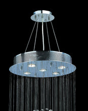 Load image into Gallery viewer, Saturn Ball LED Crystal Chandelier - Width:40 Height:66cm
