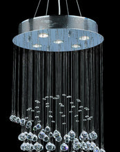 Load image into Gallery viewer, Saturn Ball LED Crystal Chandelier - Width:40 Height:66cm