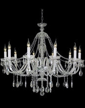 Load image into Gallery viewer, Bohemian Brilliance 10 Arm Crystal Chandelier - Chrome