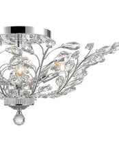 Load image into Gallery viewer, Willow Contemporary Leaf Flush Mount Chandelier- W:70cm H:30cm