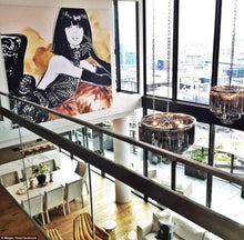 Load image into Gallery viewer, Odeon (Oasis) Chandelier- 5 Layer - Smoke Finish - W:70cm