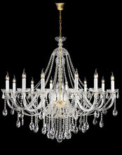 Load image into Gallery viewer, Bohemian Brilliance LARGE 12 Arm Single Tier Chandelier - GOLD