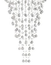 Load image into Gallery viewer, Round Cluster LED Crystal Chandelier -SMOKE - Width:70cm Height:150cm