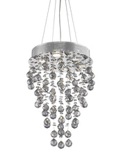 Load image into Gallery viewer, Round Cluster LED Crystal Chandelier - SMOKE - Width:40cm Height:60cm