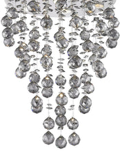 Load image into Gallery viewer, Round Cluster LED Crystal Chandelier - SMOKE - Width:40cm Height:60cm