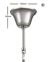 Load image into Gallery viewer, NewYork Princess 6 Arm Chandelier - SMOKE - W:62 - Designer Chandelier