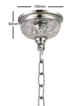 Load image into Gallery viewer, Bohemian Brilliance 12 Arm Crystal Chandelier- CHROME - Designer Chandelier