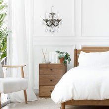 Load image into Gallery viewer, Triple Maria Theresa Wall Light Sconce -Smoke