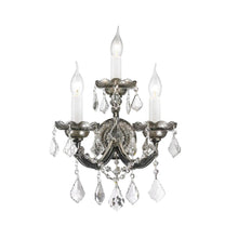 Load image into Gallery viewer, Triple Maria Theresa Wall Light Sconce -Smoke
