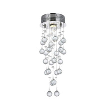 Load image into Gallery viewer, Round Cluster LED Crystal Chandelier - Width:20cm Height:60cm