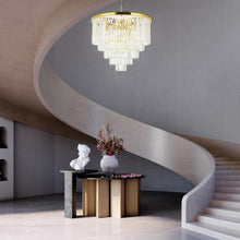 Load image into Gallery viewer, Odeon (Oasis) Chandelier- 5 Layer - Gold Finish - W:70cm