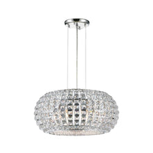 Load image into Gallery viewer, Infinity Pendant Lamp - Clear Crystal - W:45 H:24cm