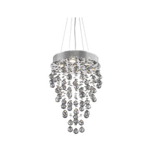 Load image into Gallery viewer, Round Cluster LED Crystal Chandelier - SMOKE - Width:40cm Height:60cm