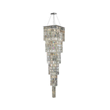 Load image into Gallery viewer, Modena Entrance Crystal Pendant Light - Large 6 Tier Square - W:40 H:220cm