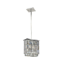 Load image into Gallery viewer, Modena Crystal Pendant - Rectangle Multi Tier W: 25cm