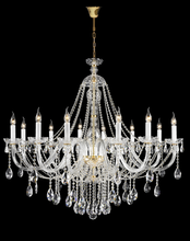 Load image into Gallery viewer, Bohemian Brilliance LARGE 12 Arm Single Tier Chandelier - GOLD - Designer Chandelier