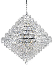 Load image into Gallery viewer, NewYork - Diamond Edge Crystal Pendant Light - 60cm
