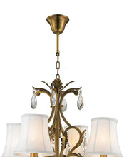 Load image into Gallery viewer, ARIA - Hampton 4 Arm Chandelier - Brass