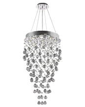 Load image into Gallery viewer, Round Cluster LED Crystal Chandelier -SMOKE - Width:50cm Height:90cm - Designer Chandelier