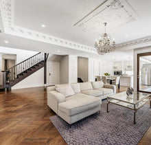 Load image into Gallery viewer, NewYork Princess 8 Arm Chandelier - SMOKE -  W:70 - Designer Chandelier