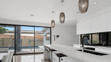 Load image into Gallery viewer, Infinity Pendant Lamp - Smoke Crystal - W:20 H:38cm